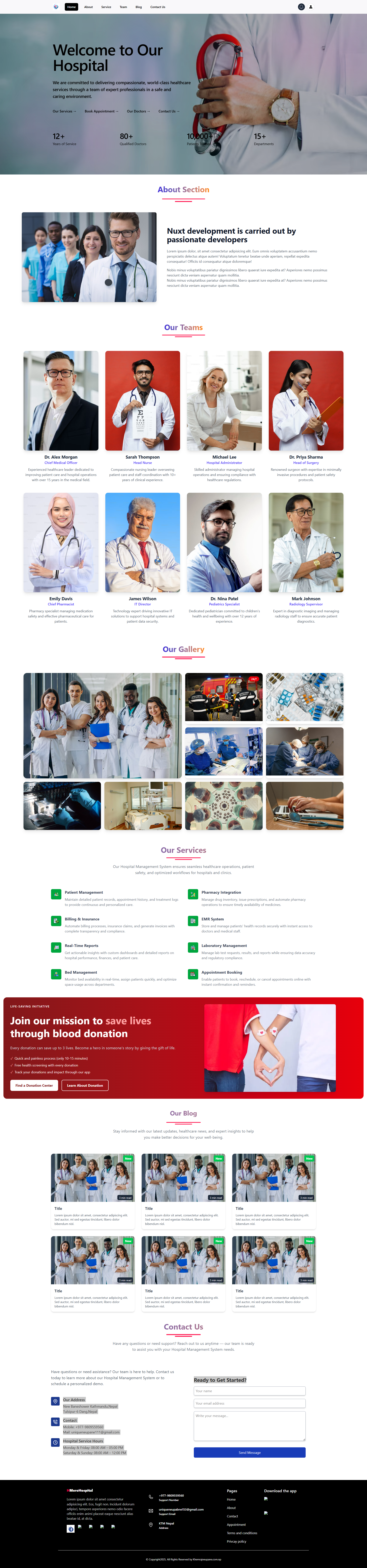 Hospital Management System (MERN)